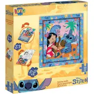 Luna: Stitch Havajská nálada 64-dielne rámové vyfarbovacie puzzle