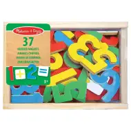 Magnetické drevené čísla, sada na rozvoj zručností v úložnej krabici - Melissa &amp; Doug