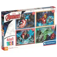 Marvel: Avengers 4v1 Supercolor puzzle - Clementoni