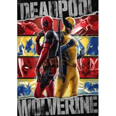 Marvel: Deadpool a Wolverine 1000-dieliková puzzle - Clementoni obrázok 2