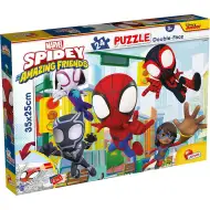 Marvel Spidey 2 v 1, 24-dielne puzzle a omaľovánka 35x25 cm - Lisciani