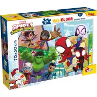 Marvel Spidey 2 v 1 maxi 24-dielne puzzle a omaľovánka 70x50 cm - Lisciani