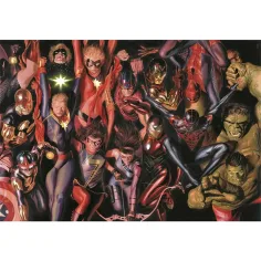 Marvel hrdinovia 1000 dielikové Compact puzzle 70x50cm - Clementoni obrázok 2