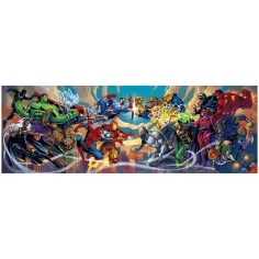 Marvel hrdinovia 1000-dielna panoramatická puzzle s plagátom - Clementoni obrázok 2