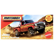 Matchbox: 1980 Jeep J10 Stepside malé autíčko v papierovej krabičke v mierke 1/64 – Mattel
