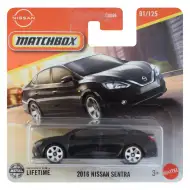 Matchbox: 2016 Nissan Sentra čierne autíčko 1/64 - Mattel