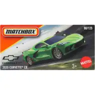 Matchbox: 2020 Chevrolet Corvette C8 v papierovej krabičke, model autíčka 1/64 - Mattel