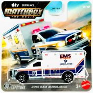 Matchbox A Film: 2019 RAM Ambulance autíčko 1/64 - Mattel