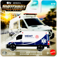 Matchbox A Film: 2024 Mercedes‑Benz Sprinter sanitka autíčko 1/64 - Mattel