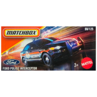Matchbox: Ford Police Interceptor autíčko v papierovej krabičke 1:64 – Mattel