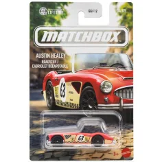 Matchbox Ikonický Austin Healey Roadster autíčko v mierke 1:64 – Mattel
