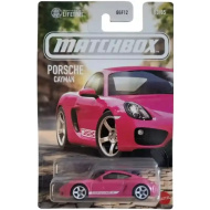 Matchbox Ikonický Porsche Cayman ružové autíčko v mierke 1:64 – Mattel