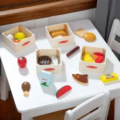 Melissa & Doug: Potraviny v debničkách, drevená herná súprava – Spin Master obrázok 3