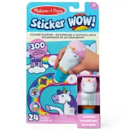 Melissa &amp; Doug: Sticker WOW! Pečiatkovač samolepiek – Jednorožec – Spin Master