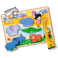 Melissa &amp; Doug: Zvieratá puzzle - Safari - Spin Master