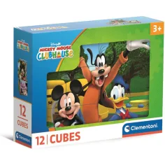 Mickey Mouse 12-dielne rozprávkové kocky - Clementoni