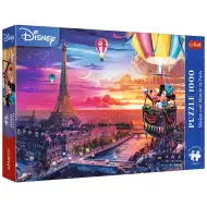 Mickey a Minnie v Paríži 1000-dielne Prémium plus quality puzzle - Trefl