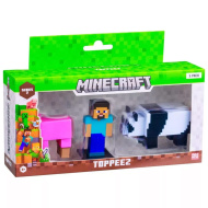 Minecraft 3D Toppeez 2. séria 3-dielna sada figúrok, rôzne - 1 ks