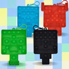Minecraft Bubblers Mini Pop-it prekvapenie prívesok na kľúče 1ks obrázok 2