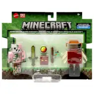 Minecraft: Sada figúrok Zombified Piglin a Strider - Mattel