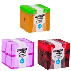 Minecraft kapsula prekvapenia s 7 cm figúrkami.