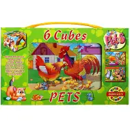 Mini rozprávkové kocky Zvieratká farma 6ks
