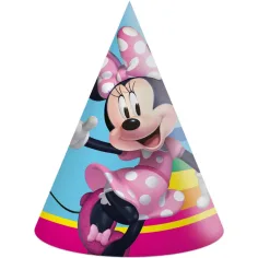 Minnie Mouse party klobúky, 6-dielna sada