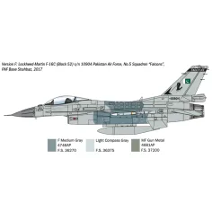 Italeri 1/48 F-16C Fighting Falcon stíhačka model obrázok 5