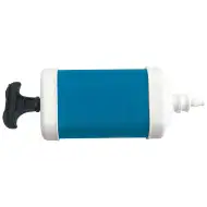 Modrá pumpa na balóny – ručná nafukovačka