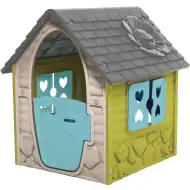 Môj prvý domček herný domček v béžovo-zelenej farbe 106x98x90 cm