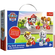 Moje prvé puzzle: Tlapková patrola 4 v 1 (6-, 5-, 4- a 3-dielne) - Trefl
