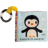 Móra: Pingvin a jeho priatelia šuštiaca textilná kniha s hryzátkom