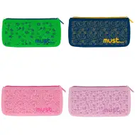 Must: Silikónové puzdro na perá so vzorom v štyroch variantoch 20x10cm