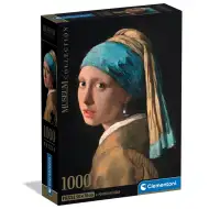 Múzejná zbierka: Johannes Vermeer - Dievča s perlovou náušnicou 1000-dielne puzzle s plagátom - Clementoni