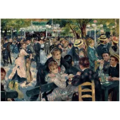 Múzejná zbierka: Renoir - Bál v Moulin de la Galette 1000-dieliková puzzle s plagátom - Clementoni obrázok 2