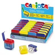 Nádržkové dvojdierkové farebné strúhadlo rôzne 1ks - Carioca