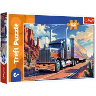 Nákladné auto na ceste 160-dielne puzzle - Trefl