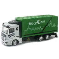 Nákladné auto s kontajnerom, s mechanizmom na natiahnutie, so svetlom a zvukom 1/48