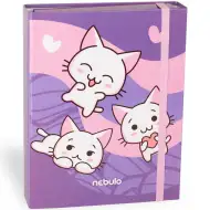 Nebulo: Box na zošit vo veľkosti A/5 s motívom mačičky