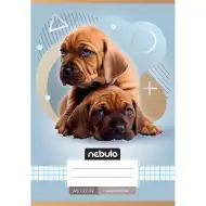 Nebulo: Dva psi vzorované kockované zošit A/5 27-32