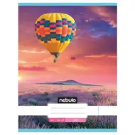 Nebulo: Levanduľové pole hladký zošit A4 80-32