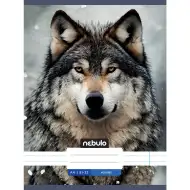 Nebulo: Linajkový zošit s motívom vlka 81-32 A/4