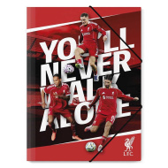 Nebulo: Liverpool kartónová mapa s gumičkou, formát A4, rôzne, 1 ks