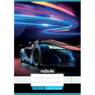 Nebulo: Neon auto vzorovaný linajkový zošit pre 4. ročník A/5 21-32