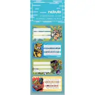 Nebulo: Sada 12 kusov zošitových štítkov s herným motívom