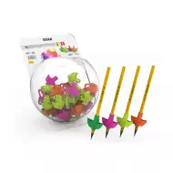 Nebulo: Silikónový držiak na ceruzky s úsmevom v rôznych farbách 1ks