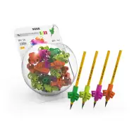 Nebulo: Silikónový neonový držiak na ceruzky v rôznych farbách 1ks