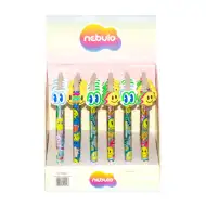 Nebulo: Smile gélové pero s gumovacím tlačidlom, viac druhov, 1 ks