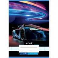 Nebulo: Zošit pre 1. ročník linajkový A5 14-32 Štýlový vzor - Autá