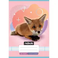 Nebulo: Zošit pre 2. ročník s linajkami A5, 16-32, so zvieratkami - s líškou